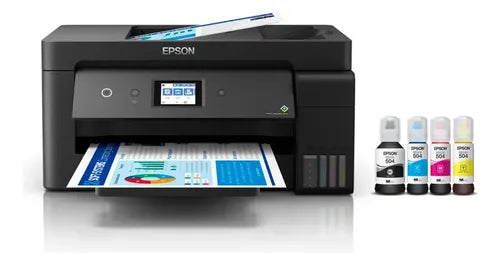 Impresora Multifuncional 4 En 1 Epson L14150 Wifi Duplex Negro