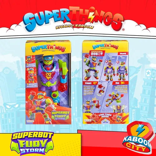 Superbot Fury Storm 1 Kazoom Kid Y 1 Superthing Especial