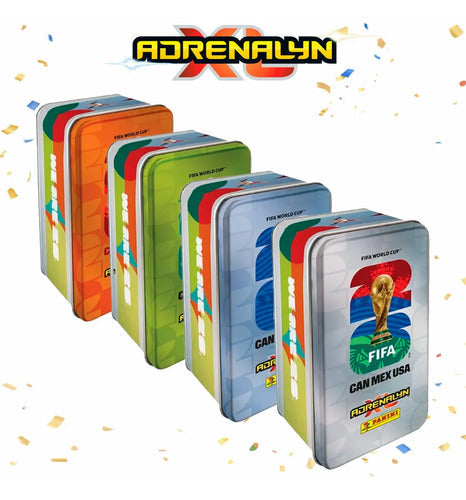 Caja Metalica Fifa World Cup Adrenalyn Xl 2026 Naranjo Adrenalyn Xl