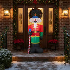 Muñeco Led Inflable Soldadito Plomo Decoracion Navidad 240cm Rojo