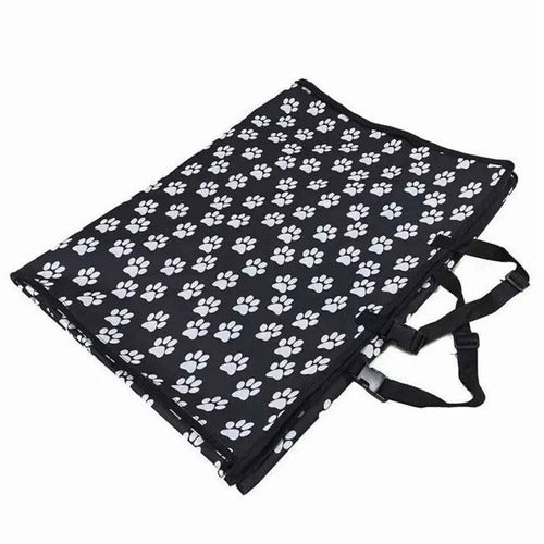 Protector Cubre Asiento Impermeable Para Mascotas Oxford Negro