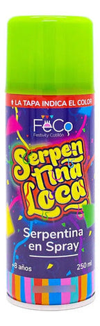 24 Serpentina Spray Divertido Celebración Fiestas 250ml