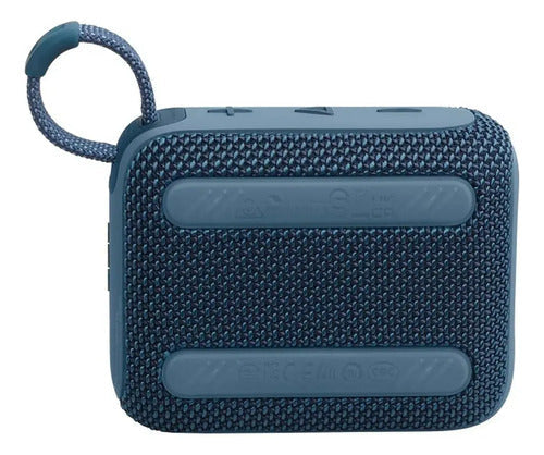 Parlante Jbl Go 4 Jblgo4 Portátil Con Bluetooth Waterproof Azul Acero
