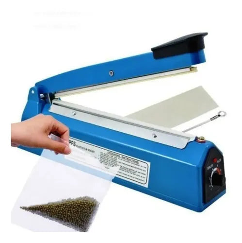 Selladora Bolsas 30 Cm + Respuesto / Maquina Sellado Termico Azul Claro
