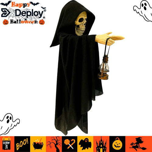 Esqueleto De La Muerte Colgante Adorno Decoracion Halloween