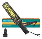 Detector Metales Paleta Scanner De Mano Vigilancia Seguridad Negro