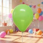 Globo De Látex Liso Verde Lima De 23 Cm, Pack De 50 Unidades