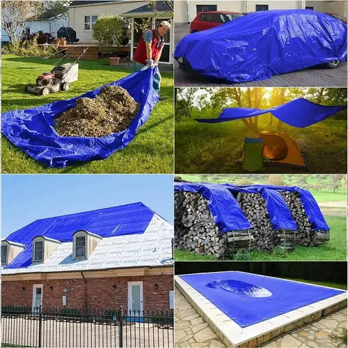 Carpa Funda Lona Cobertor Impermeable 5x6 Metros Multiusos