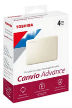 Disco Duro Externo Toshiba Canvio Advance Hdtca40xw3ca 4tb Blanco Usb 3.0