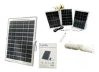 Pack De 4 Panel Solar De 600/800 Mh/a Retenedor De Energía Negro 8v 6v
