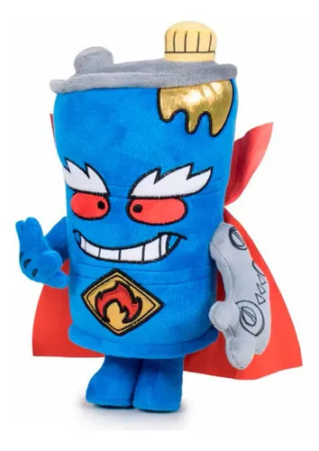 Peluche Superzings Mr King Super Raro Original 24 Cm Serie 3 Mr King