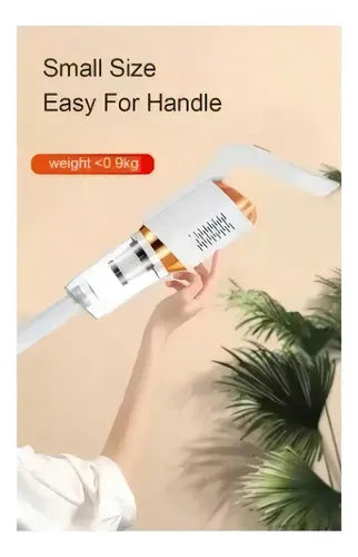 Aspiradora Inalámbrica Multifuncional De Mano En Vertical Blanco