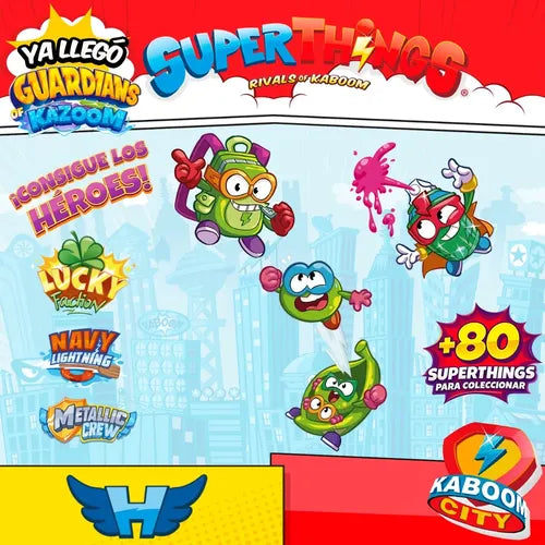 Superthings Serie Guardians Of Kazoom 5 Sobres One Pack