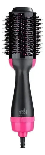 Cepillo Alisador Secador One Step Ion Modelo Nv-7211 Rosa