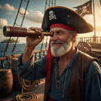 Sombrero Capitan Pirata Corsario Halloween Cosplay Fiestas Negro