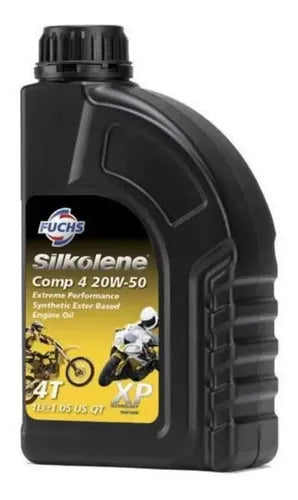 Silkolene Aceite Motor 4t Sintetico 20w-50 Moto - Comp 4 Xp