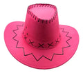 Sombrero De Vaquero Disfraz Cosplay Fiestas Halloween Niños Fucsia Niños Lisa