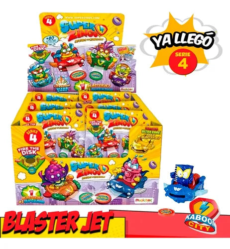 24 Sobres Blasterjet Superzings Serie 4 Original Coleccion