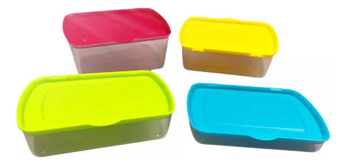 Set 4 Contenedores Organizador Refrigerador Cocina  Varios