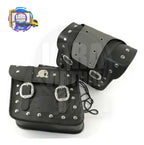 Alforjas Para Moto Top Case Estilo Shopper Con Broche Negro