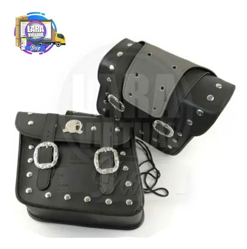 Alforjas Para Moto Top Case Estilo Shopper Con Broche Negro