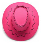 Sombrero De Vaquero Disfraz Cosplay Fiestas Halloween Niños Fucsia Niños Lisa