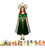 Disfraz Medusa Cuentos Infantiles Dia Del Libro Halloween Verde