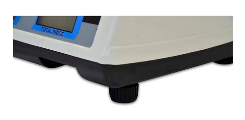 Balanza Digital Recargable 40kg Bascula Con Luz Led Pesa Blanco