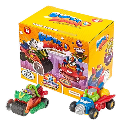 2 Vehiculo Megajet Superzings Serie 4 Original Coleccion Superzings Multicolor