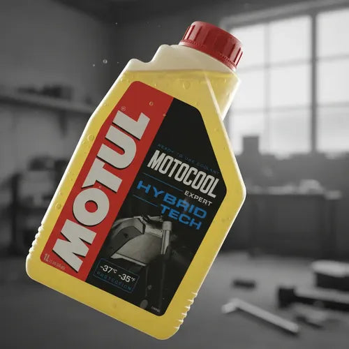 Refrigerante Motocool Expert 1l Motul Hybrid Tech  Amarillo