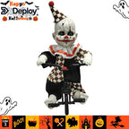 Payaso Animatronic En Triciclo Halloween Sonido Movimiento