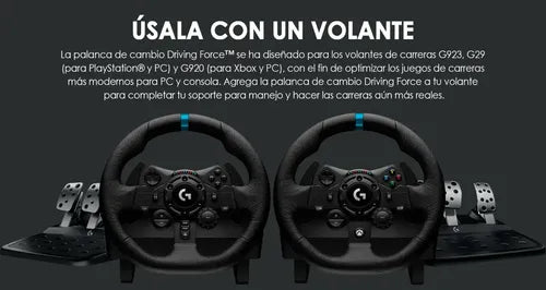 Palanca De Cambios Logitech G923 / G29 /g920 Pc Ps5/ps4 Xbox Negro