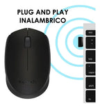 Mouse Inalambrico Logitech M170 Banda 2.4ghz Sensor 1000dpi Negro