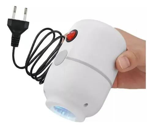 Aspiradora Eléctrica Mini + 2 Bolsas Para Sellado Al Vacío Blanco
