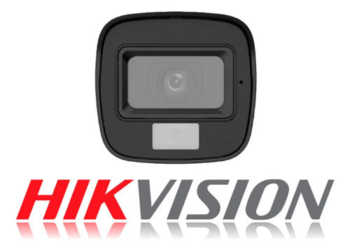 Camara De Seguridad Analoga Bala Hikvision Luz Inteligente Blanco
