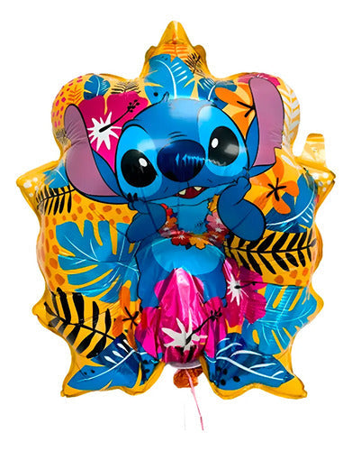Piñata Inflable Reutilizable Stitch Cumpleaños Infantiles Multicolor Stitch 95x80xm
