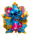 Piñata Inflable Reutilizable Stitch Cumpleaños Infantiles Multicolor Stitch 95x80xm