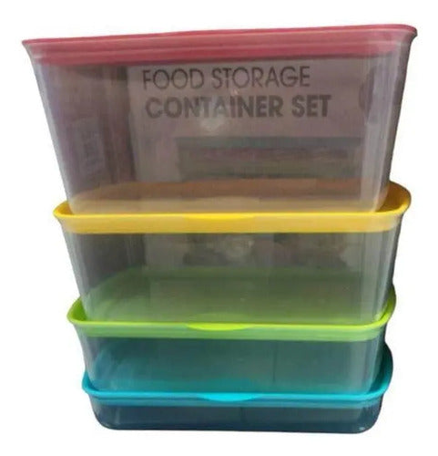 Set 4 Contenedores Organizador Refrigerador Cocina  Varios