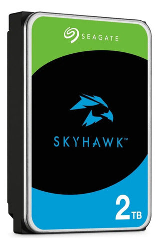 Disco Duro Interno Seagate Skyhawk 2tb Pc/dvr/nvr Vigilancia Negro