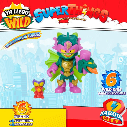 Superthings Serie Wild 6 Kid + 6 Superthings + 6 Accessorios
