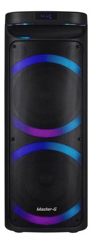 Parlante Masterg Karaoke Phantom Bluetooth 8in X2 60w Tws Eq Negro