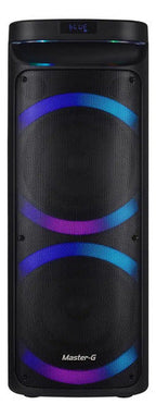 Parlante Masterg Karaoke Phantom Bluetooth 8in X2 60w Tws Eq Negro