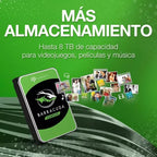 Disco Duro Interno Seagate Barracuda 8tb Pc / Dvr Vigilancia Plateado