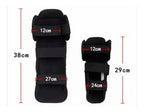 Set De Proteccion Rodilleras Y Coderas Semi Articulado  Negro Único