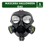 Máscara De Gas Plastico Disfraz Cosplay Hazard Halloween Color Unico