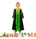 Disfraz Vestido Fiona Cuentos Infantiles Dia Del Libro Niñas Verde