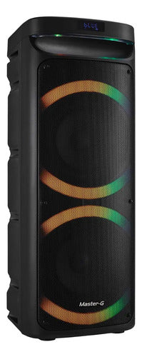 Parlante Masterg Karaoke Phantom Bluetooth 8in X2 60w Tws Eq Negro