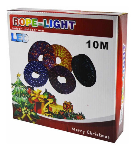 Guirnalda Tipo Manguera 10m - 100led Luces Para Navidad Ip67