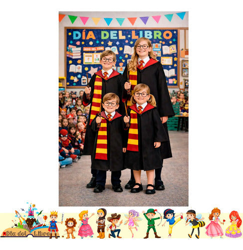 Trajes Disfraces Cuentos Infantiles Dia Del Libro Halloween Harry Potter 5-6