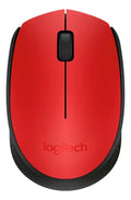 Mouse Inalambrico Logitech M170 Sensor 1000dpi Banda 2.4ghz Rojo
